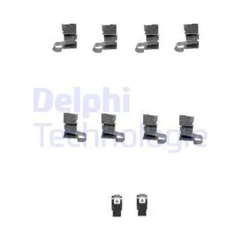 Brzdový kotouč Příslušenství kotoučové brzdy DELPHI LX0432