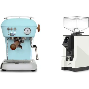 Set domácích spotřebičů Ascaso Dream PID, Kid Blue + Eureka Mignon Specialita, BL white