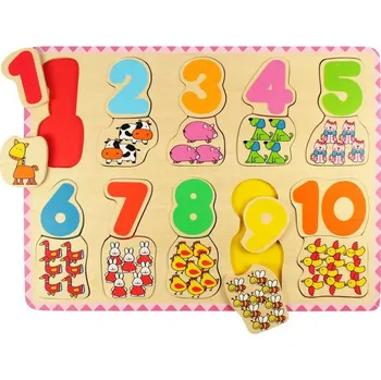 Puzzle BIGJIGS Puzzle s čísly