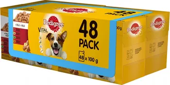 Krmivo pro psa Pedigree Vital Protection masový výběr v želé 48x 100 g