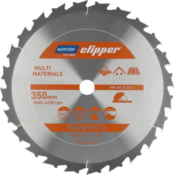 Pilový kotouč Norton Clipper Pilový kotouč 350x30 3,5/2,5 24T Demolition