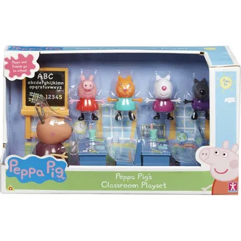 Figurka TM Toys Hrací set školní třída + 5 figurek Prasátko Pepa