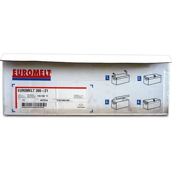 Lepící sada EUROMELT 390 - 13 kg (Termoplastické lepidlo na syntetické bázi. Objem: 13 kg.)