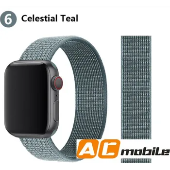 Příslušenství k chytrým hodinkám Nylonový Pásek Pro Apple Watch 38/40/41 Mm Možnosti: Celestial Teal