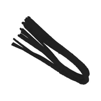 Drátek žinylka 500 x 8mm 10ks - černý LUMA