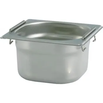 Gastronádoba nerezová GN 1/6 s úchyty 176 x 162 mm, hloubka: 100 mm VL-16100 U Sleva 27Kč