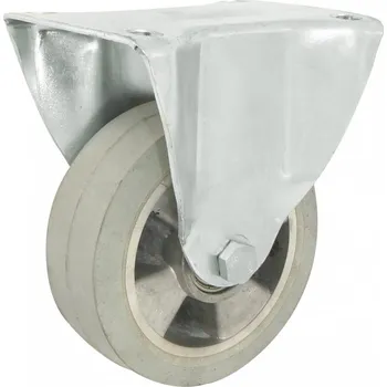 Příslušenství k zahradní technice Pryžové kolo 125 mm pevná vidlice s deskou