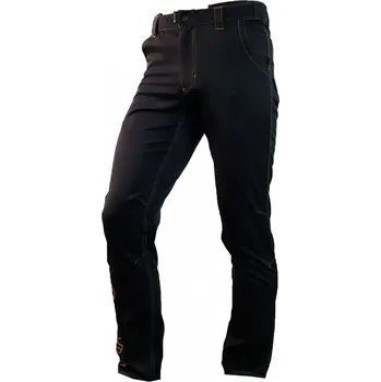 Pánské kalhoty Kalhoty unisex Haven Futura - černé-oranžové, S