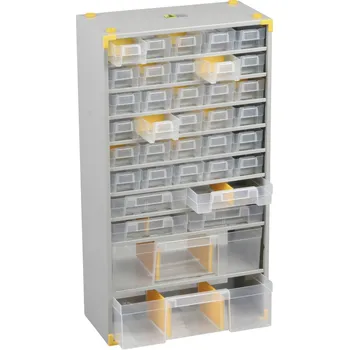 Allit skříňka na drobné součástky (d x š x v) 300 x 140 x 565 mm přihrádek: 36 Obsah 1 ks