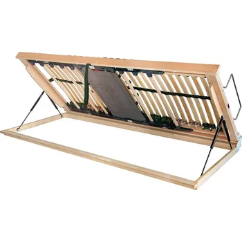 Postelový rošt Ahorn Portoflex Motor flat Kombi P lamelový rošt s bezšňůrovým ovládáním Rozměr: 200 x 80 cm, varianta: pravý