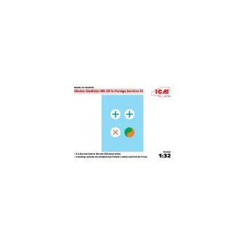 Plastikový model 1/32 Decal Gl.Gladiator Mk.I/II. (4x vers.) Pt.2