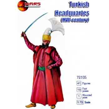 Plastikový model Mars Figures 1/72 Turkish headguartes
