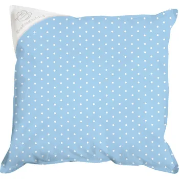Povlečení Eva Kiedroňová Povlak - Polštář - 30x30 - Malý - Modrý s bílými tečkami