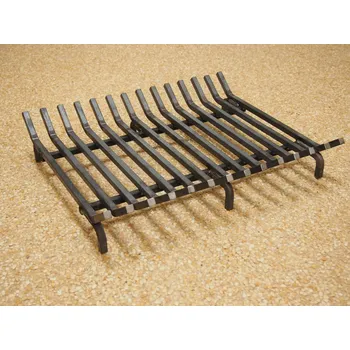 Rošt do krbu a kamen GFIRE Krbový rošt G3 Eco 50x42cm V14 12x12 mm do topeniště, 6 nožek (GFire, rošt palivový do krbu, ocelový 50 x 42 x 11 cm na nožkách)