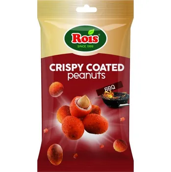Rois arašídy v těstíčku 80g BBQ (Arašídy s příchutí barbecue)