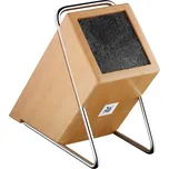 Blok na nože se štětinami přírodní buk - WMF (Stojan na nože se štětinovou vložkou bukový - WMF)