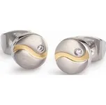 Titanové náušnice s diamanty BOCCIA 05028-04