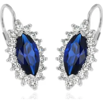 Náušnice Zlatnictví U Kostela Zlaté patentové náušnice se spinelem a zirkony 242B 469015242