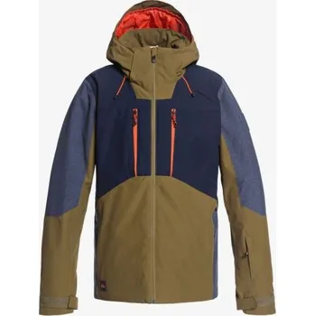 Pánská softshellová bunda BUNDA SNB QUIKSILVER MISSION PLUS - modrá - XL + při osobním odběru 4 867 Kč