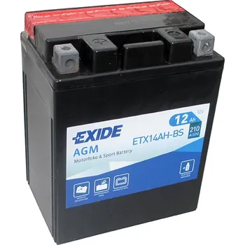 Auto-moto Motobaterie Exide Bike AGM 12V, 12Ah, ETX14AH-BS