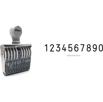 Razítko Číslovací razítko Shiny N-110 Office Line, 10 číslic s výškou 9 mm
