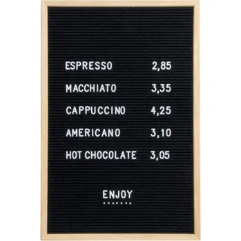 Nasouvací tabule 40x60cm s 252 plast.písmeny,čísly a symboly WLB-TE-40-60