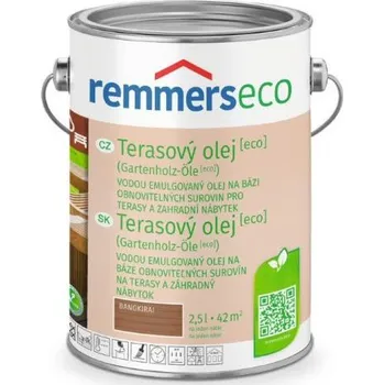 Olej na dřevo REMMERS TERASOVÝ OLEJ [ECO] BANGKIRAI 5,0L