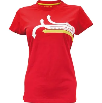 Dámské tričko 2117 of Sweden Dámské tričko APELVIKEN Barva: Red, Velikost: 34