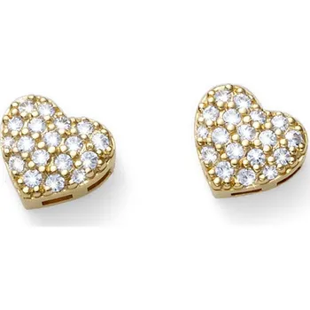 Šperk Stříbrné náušnice s krystaly Swarovski Oliver Weber Unica golden white