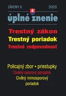 Trestný zákon, Trestný poriadok, Trestná zodpovednosť - Poradca (2020, brožovaná)