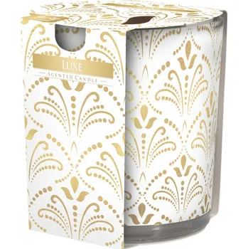 Svíčka Bispol vonná svíčka GOLDEN LINE (Vonná svíčka ve skle)