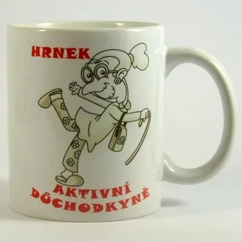Hrnek aktivní důchodkyně