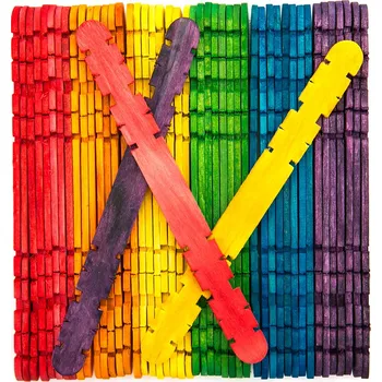 DP Craft Dřívka stavebnicové barevné 50 ks