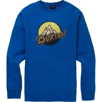 Pánská mikina Mikina Burton Retro Mountain Crew Lapis Blue L