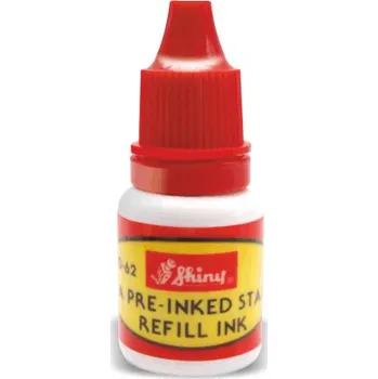 Razítková poduška Razítková barva Shiny SO Pre-Inked Stamp 10 ml Barva: Červená