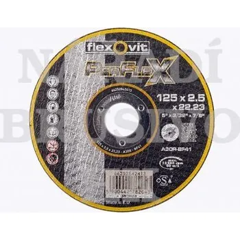 Řezný kotouč Flexovit Řezný kotouč 115x2,5x22,23 A30R PERFLEX vydutý 5900442791786