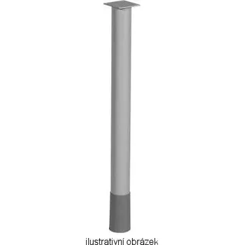 Stolová podnož Mila Design stolová noha ST601 stříbrná polomat