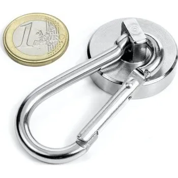 Dekorativní magnet Magnetická karabina MKB-32, síla 33 kg