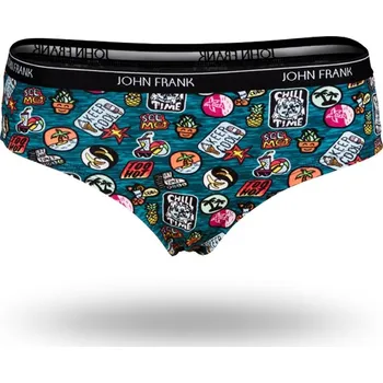 Kalhotky Dámské kalhotky hipster John Frank WJFD-H16 Modrá XL