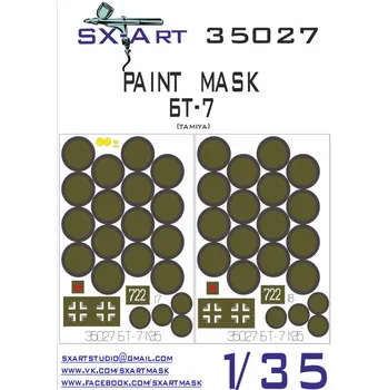 Plastikový model SX-ART 1/35 BT-7 Painting Mask (TAM)