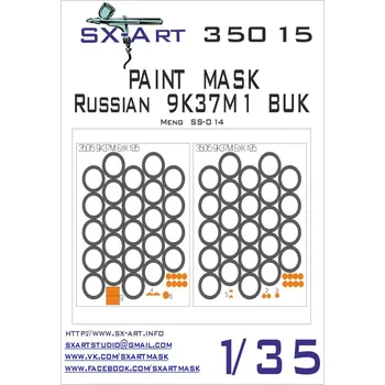 Plastikový model SX-ART 1/35 Russian 9K37M1 BUK Painting Mask (MENG SS014)
