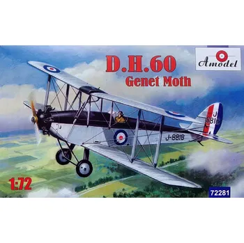 Plastikový model A model 1/72 D.H. 60 Genet Moth