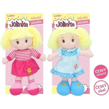 TEXTILNÍ PANENKA 40 cm - MLUVÍCÍ