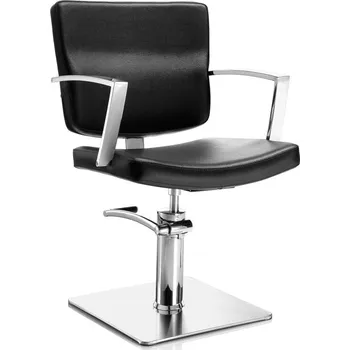 Křeslo Xanitalia Křeslo HAIR ALPHA hydraulika s brzdou, koženka černá Báze: Čtverec