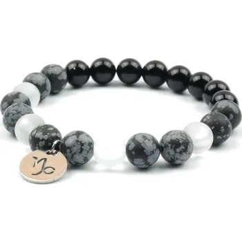 Náramek Moni - dámský náramek Kozoroh labradorit křišťál onyx