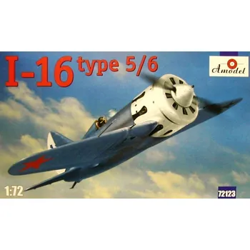 Plastikový model A model 1/72 Polikarpov I-16 type 5/6 (5 decal versions)