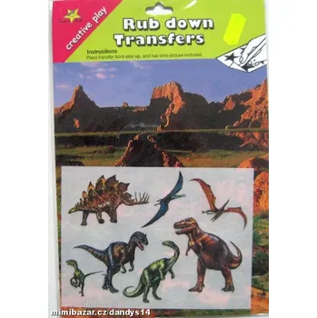 samolepka Samolepky + album prostředí zvířat DINO 26x17cm