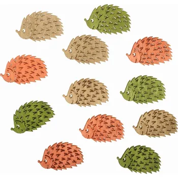 Dřevění ježci 4 cm, 12 ks 3835