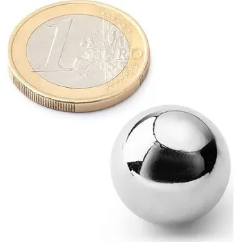 Dekorativní magnet Neodymová magnetická koule Ø 19 mm, síla 5,9 kg