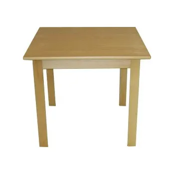 Dětský stůl Dětský stůl BUK čtverec - přírodní 60x60 cm
